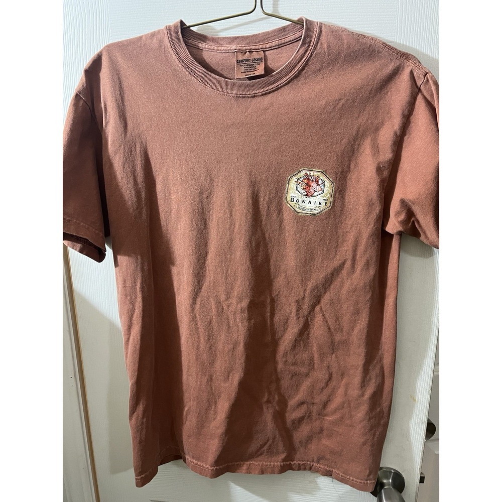 RARE Vintage 90's Bonaire Dutch Caribbean Dive Medium Shirt - Picture 3 of 3